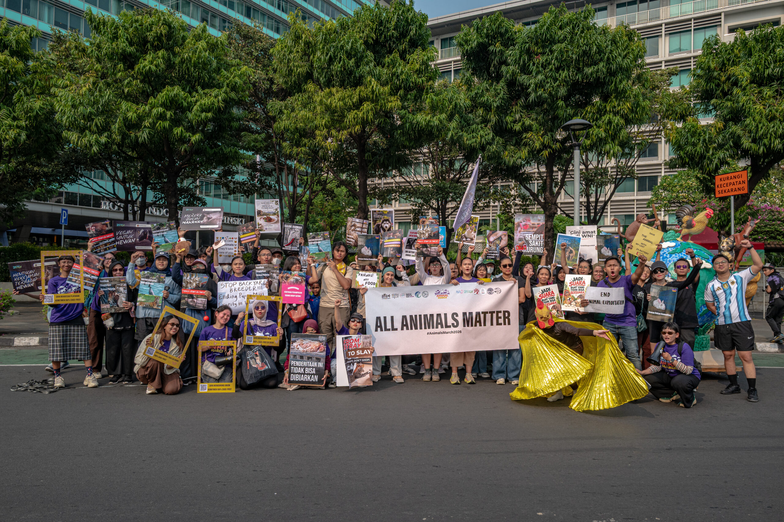 Animal March Suarakan 8 Tuntutan untuk Perlindungan dan Kesejahteraan Hewan